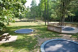 Enota has three in-ground trampolines
